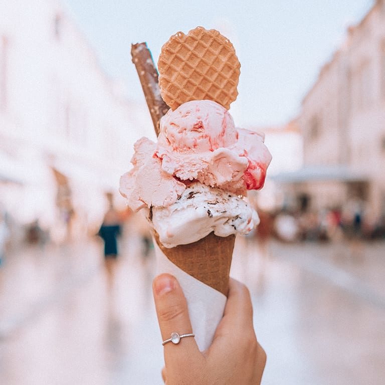 icecream in croatia